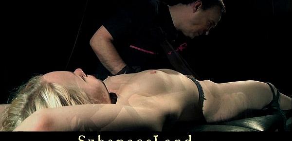  Punished and fucked, sub slave is disciplined with bondage humiliation